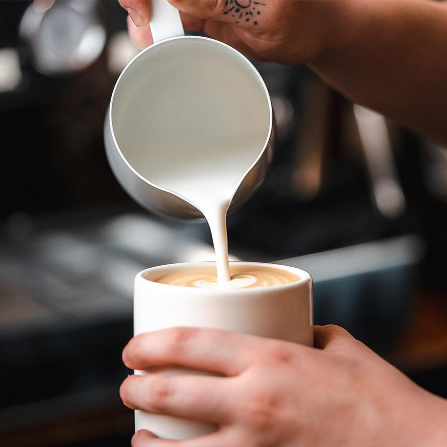 Rhino Stealth White Milk Pitcher 20oz/600ml