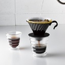 V60 metal dripper/ Matte Black, 1-4 cups