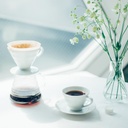 V60 Cup and Saucer 150ml Ceramic - White