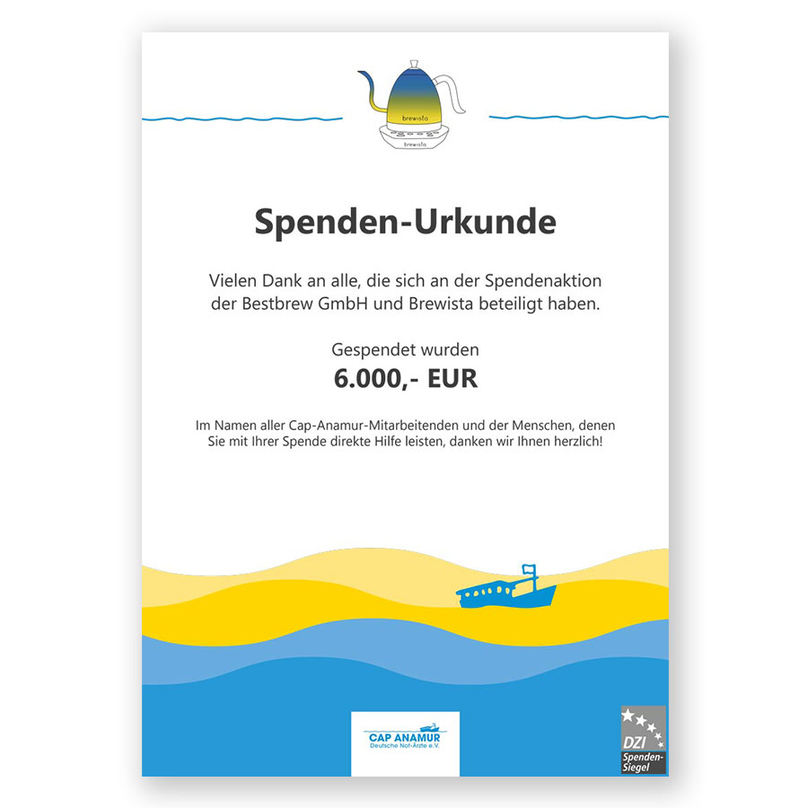 1. Donation Certificate CapAnamur BESTbrew