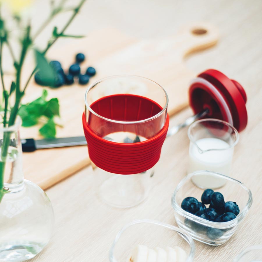 Fruit Smoothie Maker 300ml Red