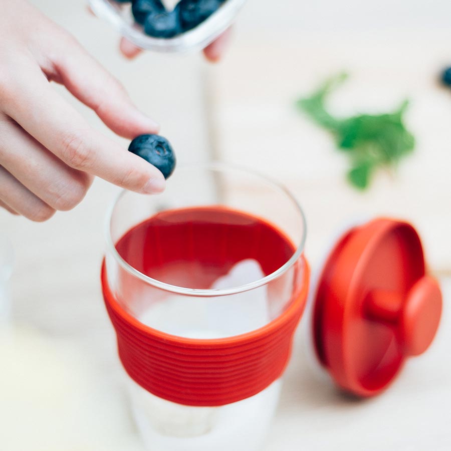 Fruit Smoothie Maker 300ml Red