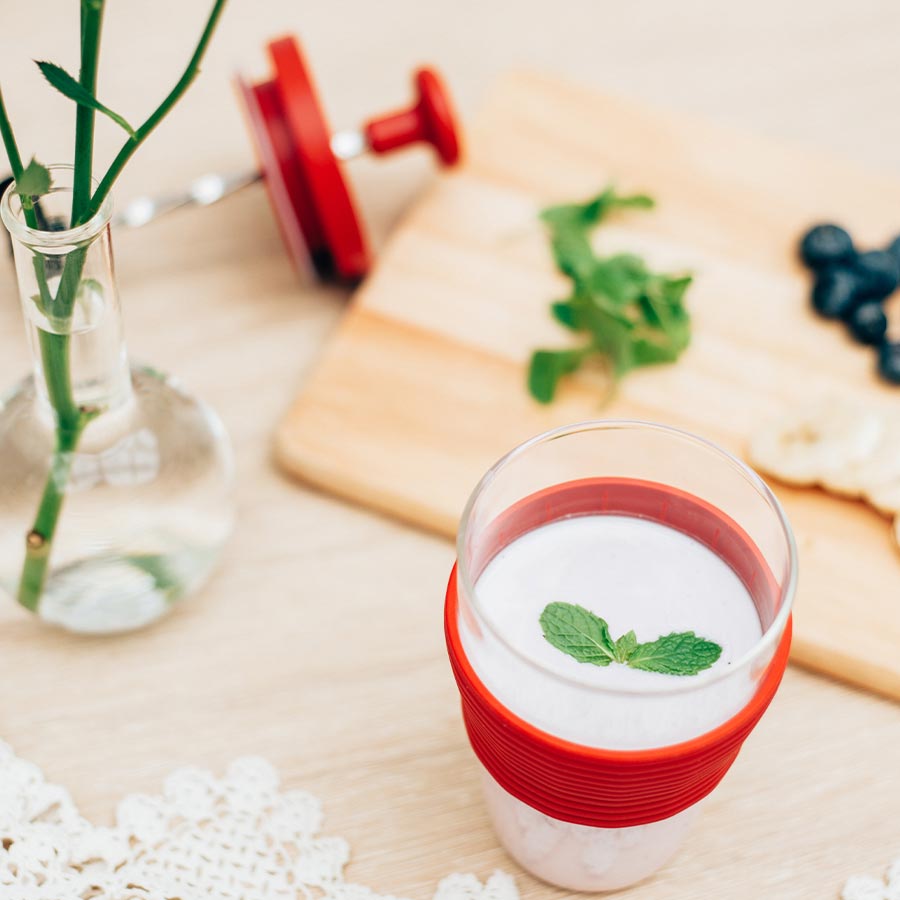 Fruit Smoothie Maker 300ml Red