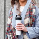 P0 Ultralight Travel Coffee Press Chalk White