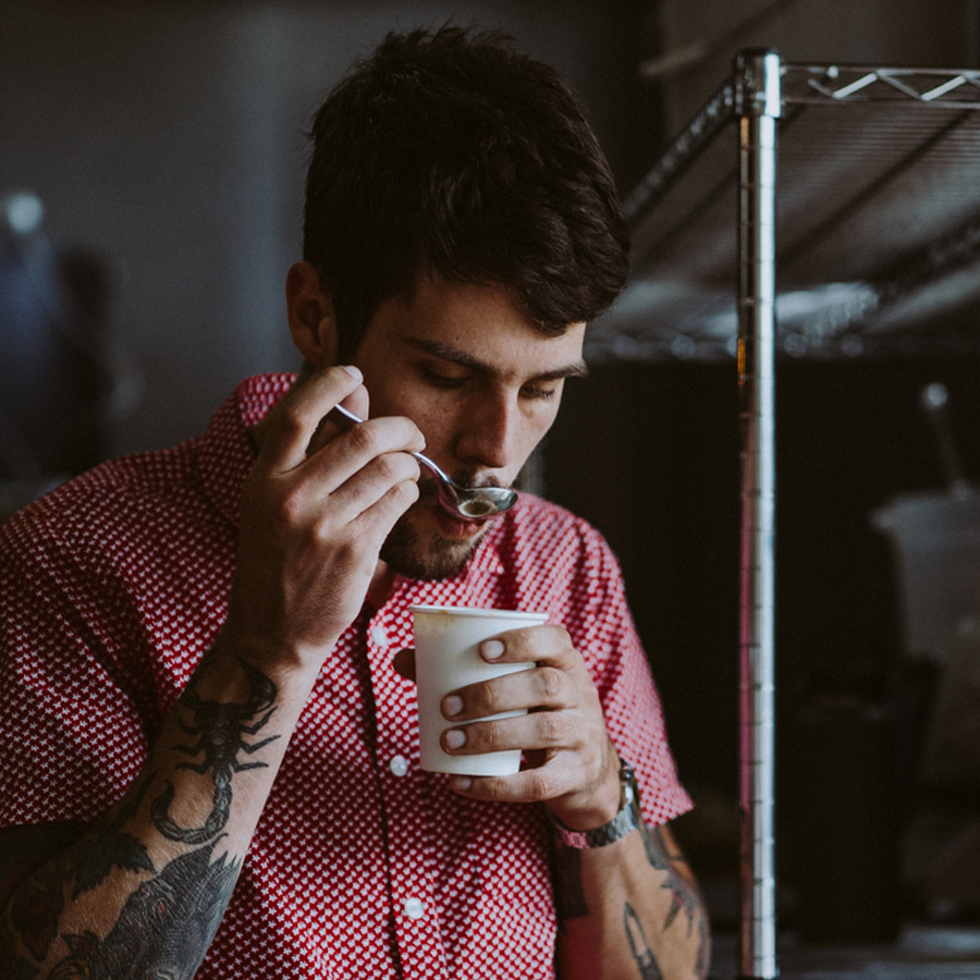 Professional Cupping Spoon (Titanium - Stainless)