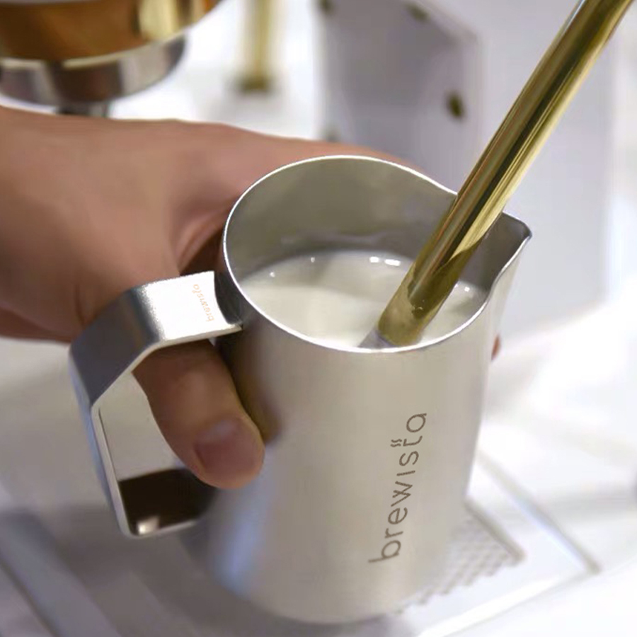 Precision Frothing Pitcher 480ml (16 Oz) Matte Silver