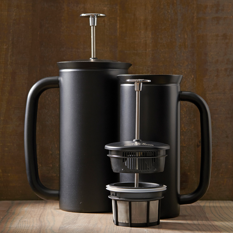 P7 French Press Coffee Maker 32OZ Matte Black