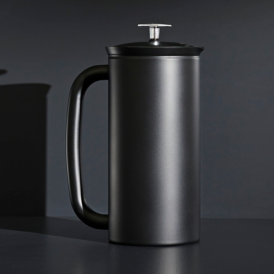 P7 French Press Coffee Maker 18OZ Matte Black