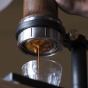 Espresso Maker + Steel Support BROWNISH