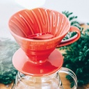 Coffee Dripper V60 01 Ceramic red