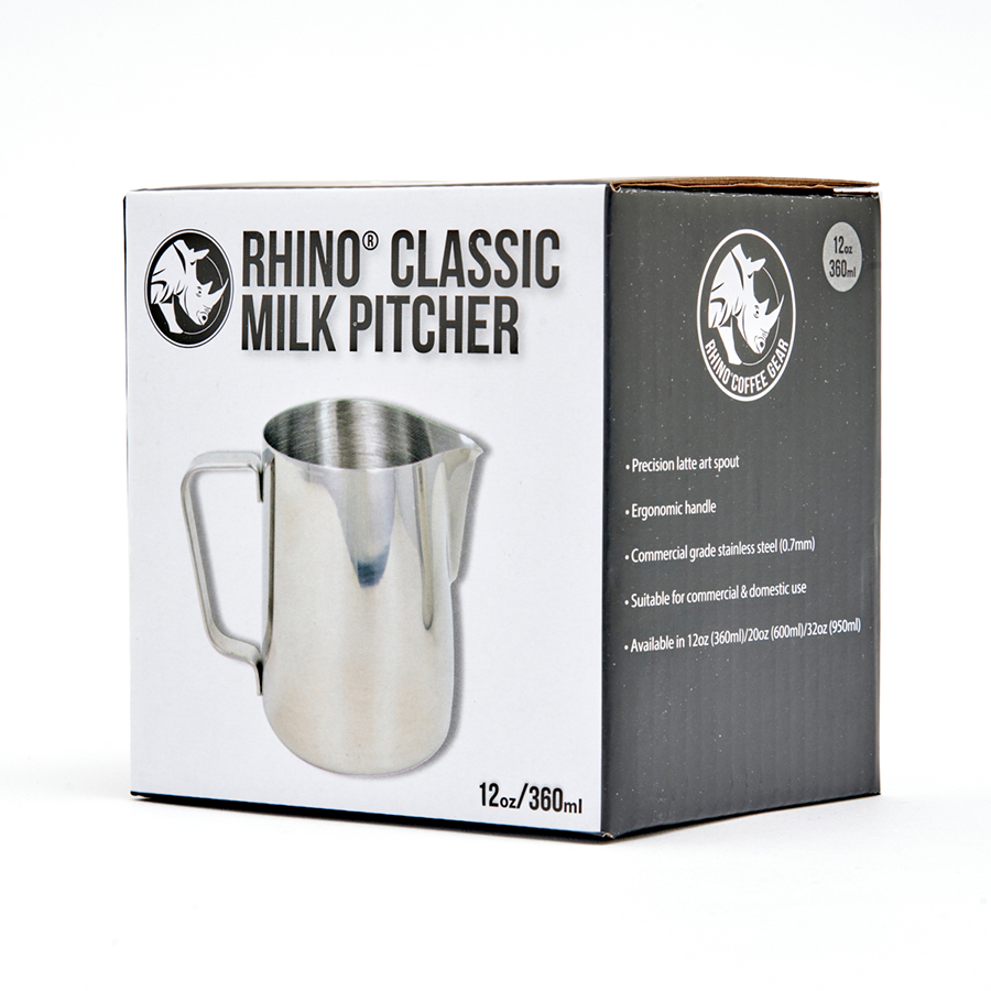 Rhino Classic Milk Pitcher 12oz/360ml