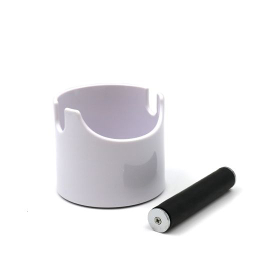 Rhino Mini Coffee Waste Bin - White
