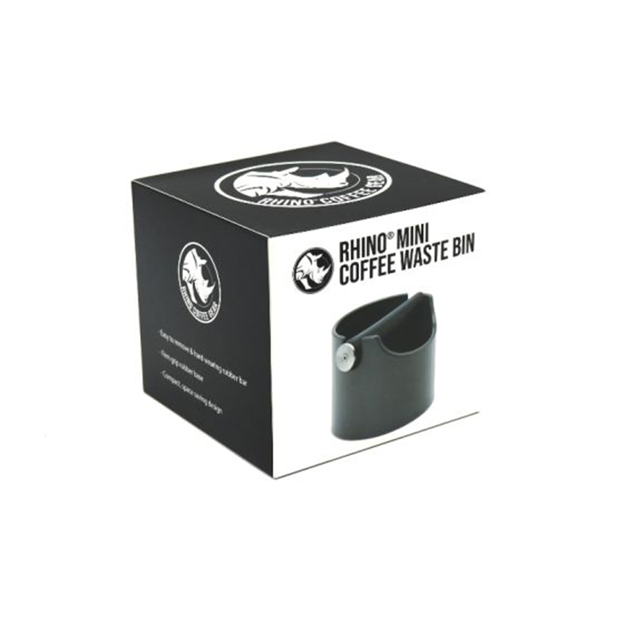 Rhino Mini Coffee Waste Bin - Grey