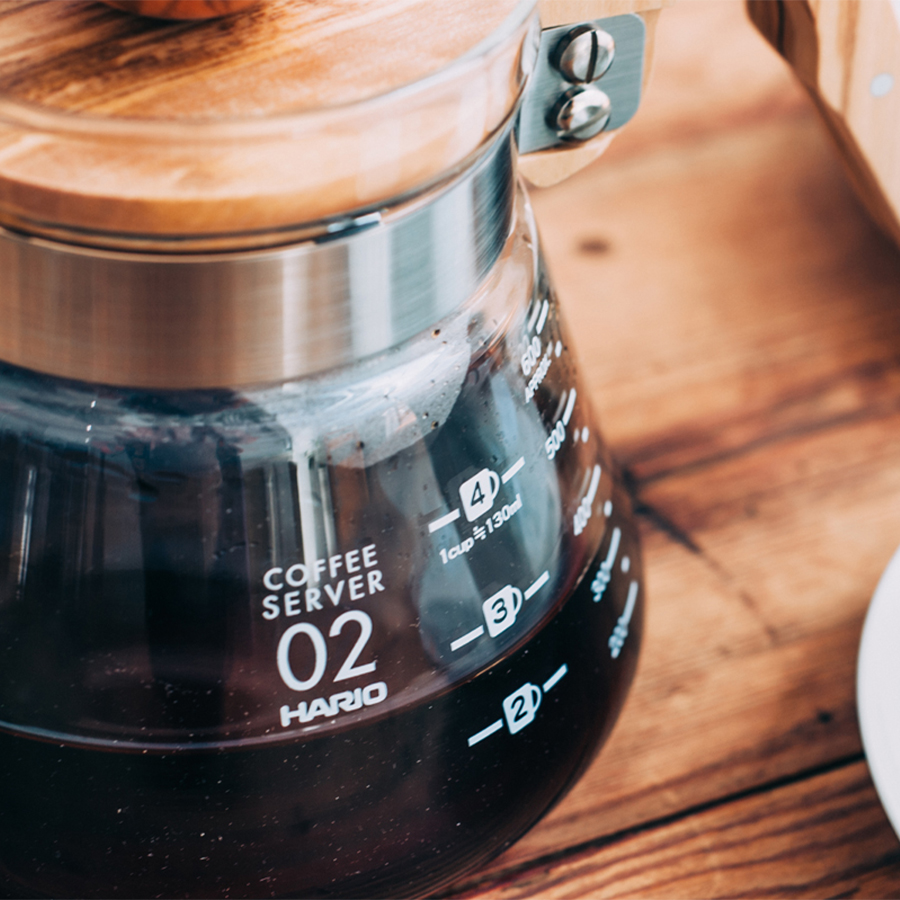 Coffee Server 600ml - Olive Wood