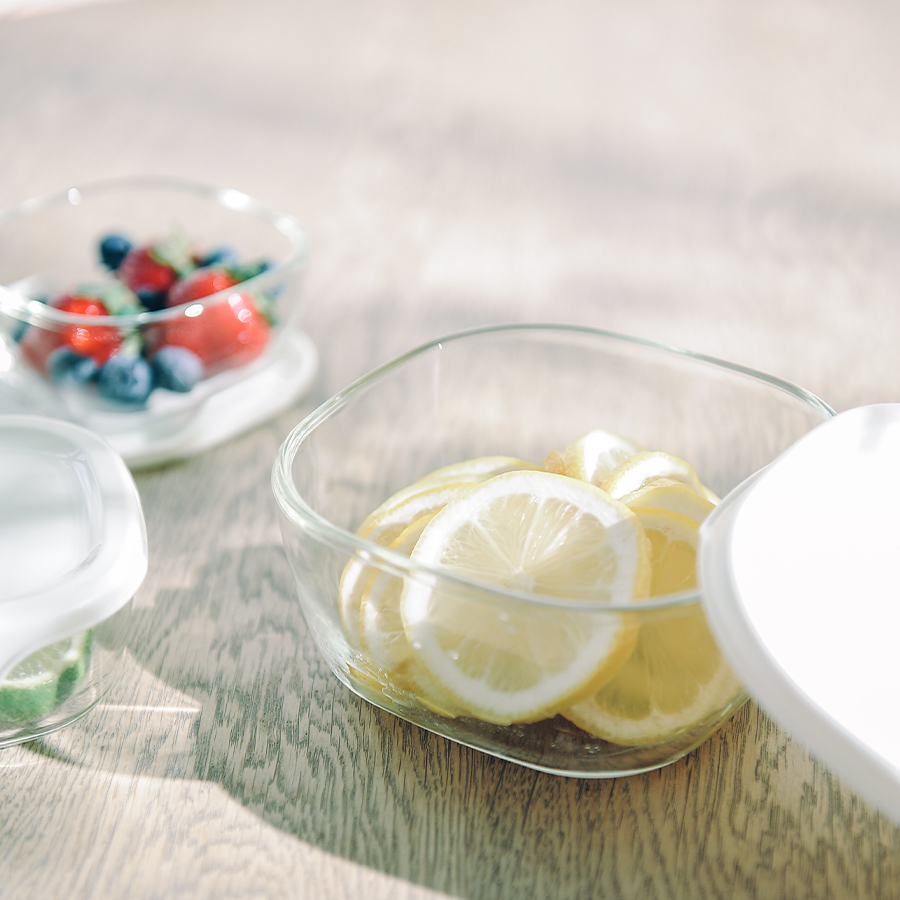 Heatproof Square Glass Container