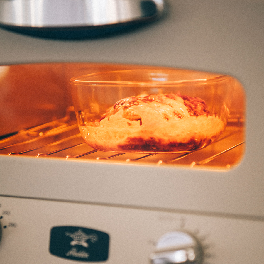 Heatproof Square Glass Container