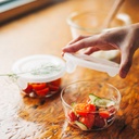 Heatproof Round Glass Container 1200