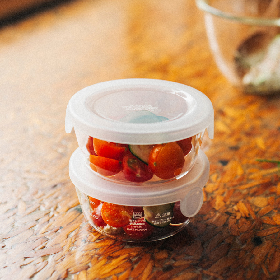 Heatproof Round Glass Container 1200