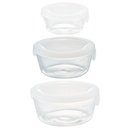 Heatproof Round Glass Container 600