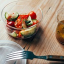 Heatproof Round Glass Container 600