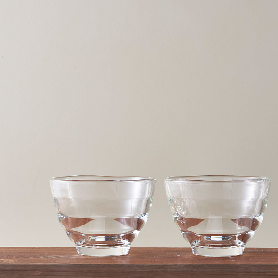 Glass Coffee Cups 2Pcs.