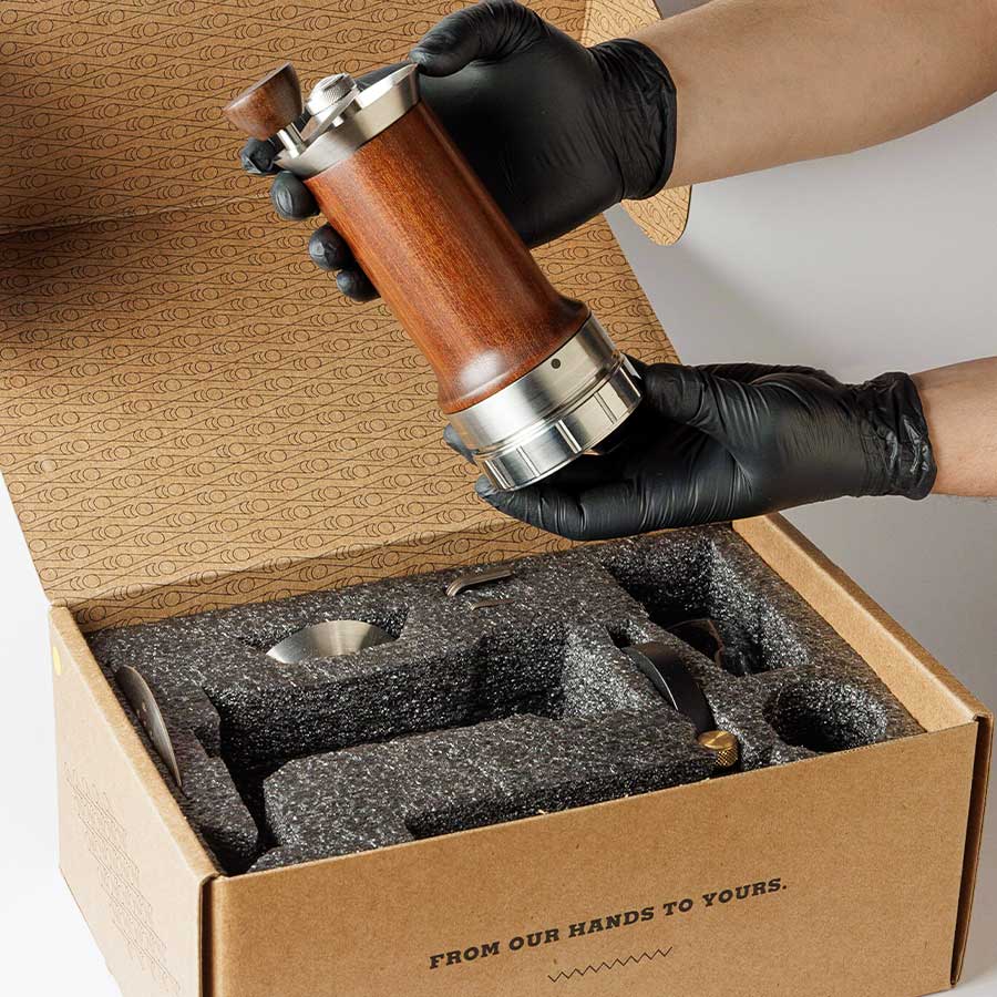 Espresso Maker + Steel Support BROWNISH