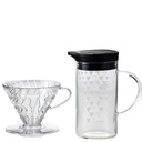 V60 Dripper & Thermo Color Server Set 02 - Clear