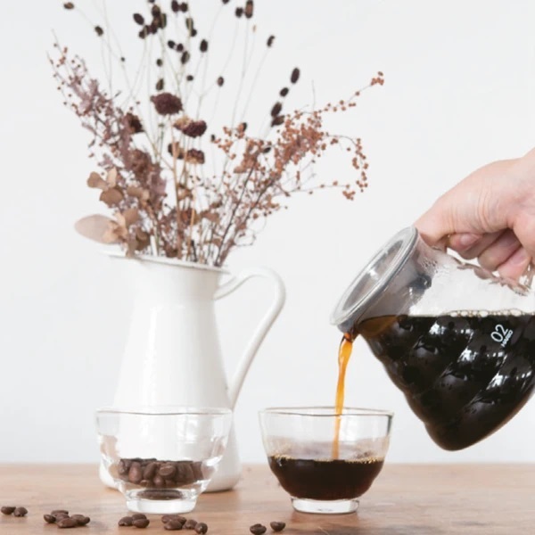 Glass Coffee Cups 2Pcs.