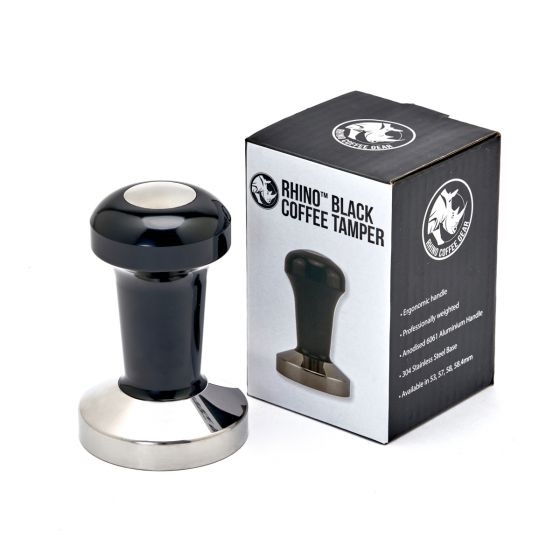 Rhino Pro Black Tamper 58mm