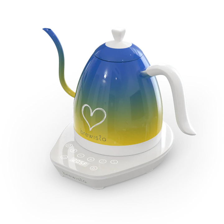 Brewista Artisan 1L Kettle Candy Blue for Ukraine Fundraising