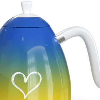 Brewista Artisan 1L Kettle Candy Blue for Ukraine Fundraising