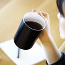 Ceramic Coating Double-Walled Thermal Mug 470ml - Black