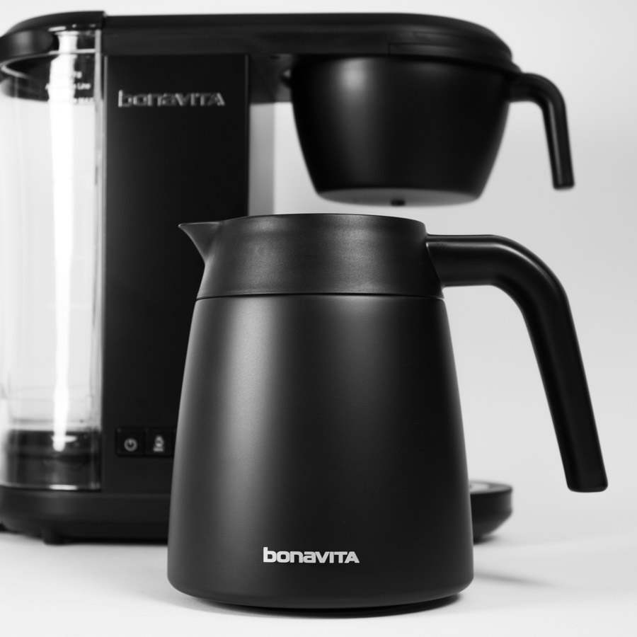 THE ENTHUSIAST 8 Cup Coffee Brewer Black Carafe