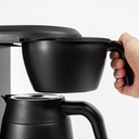 THE ENTHUSIAST 8 Cup Coffee Brewer Black Carafe