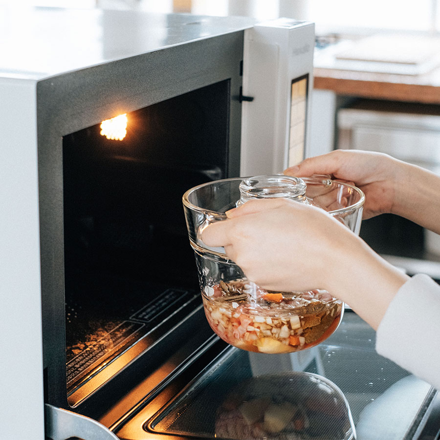 ICHIZENYA Microwave Glass Rice Cooker