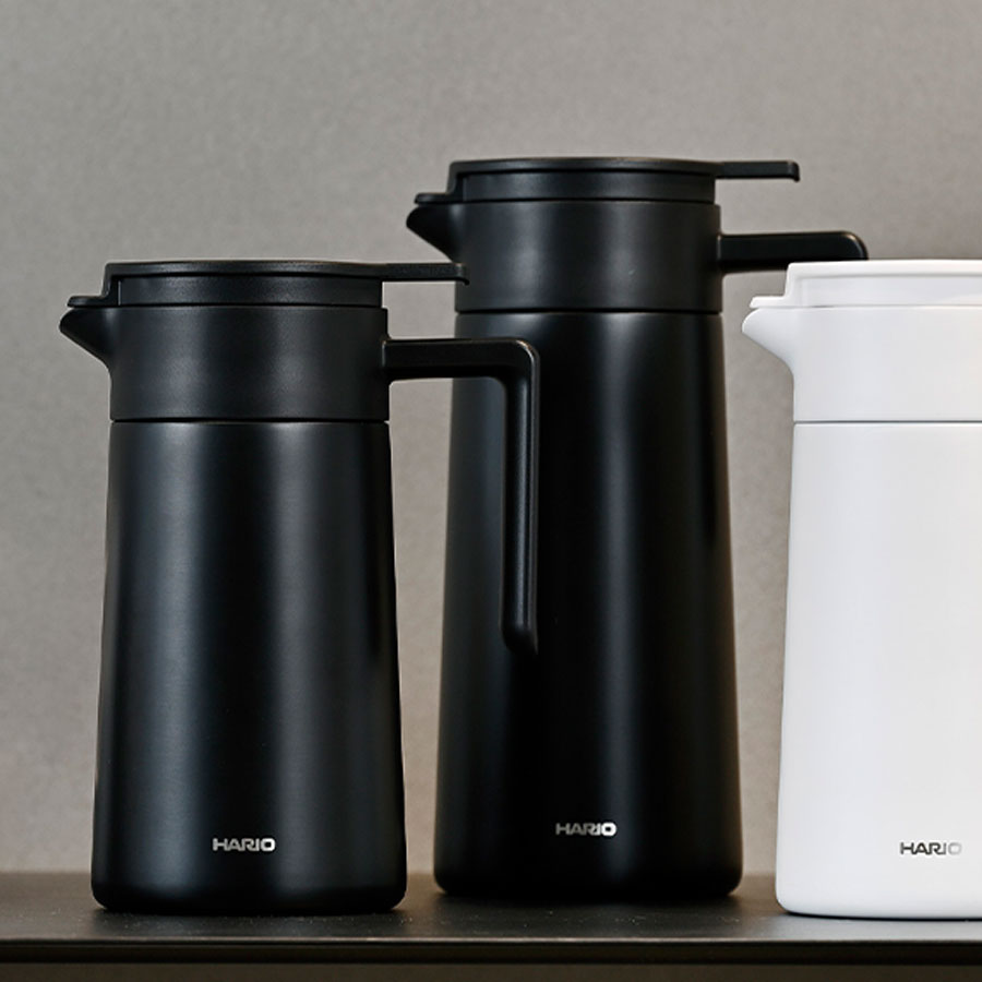 Ceramic Coating Stainless Thermal Pot 600ml - Black