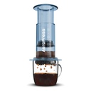 AeroPress Coffee Maker - Clear Blue