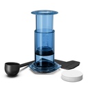 AeroPress Coffee Maker - Clear Blue