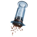 AeroPress Coffee Maker - Clear Blue