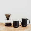 Ceramic Coating Double-Walled Thermal Mug 350ml - Black