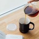 Ceramic Coating Double-Walled Thermal Mug 350ml - Black