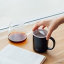 Ceramic Coating Double-Walled Thermal Mug 350ml - Black