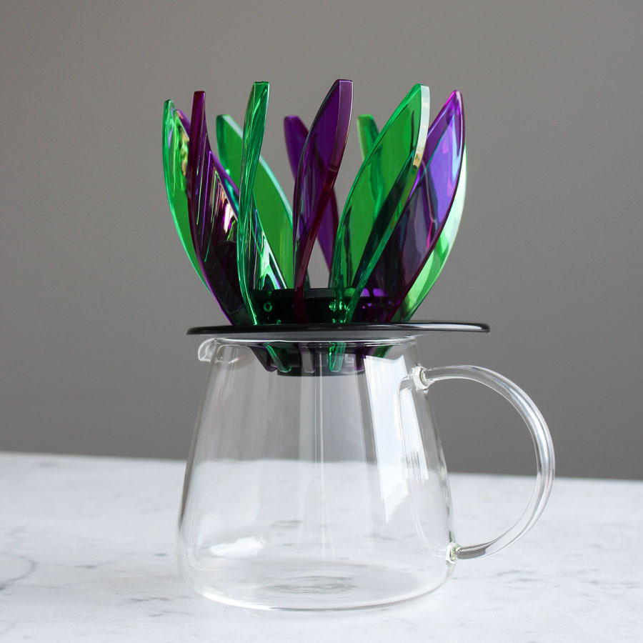 SUIREN Rib 6-Piece Set - Transparent Green