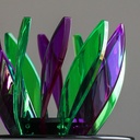 SUIREN Rib 6-Piece Set - Transparent Purple