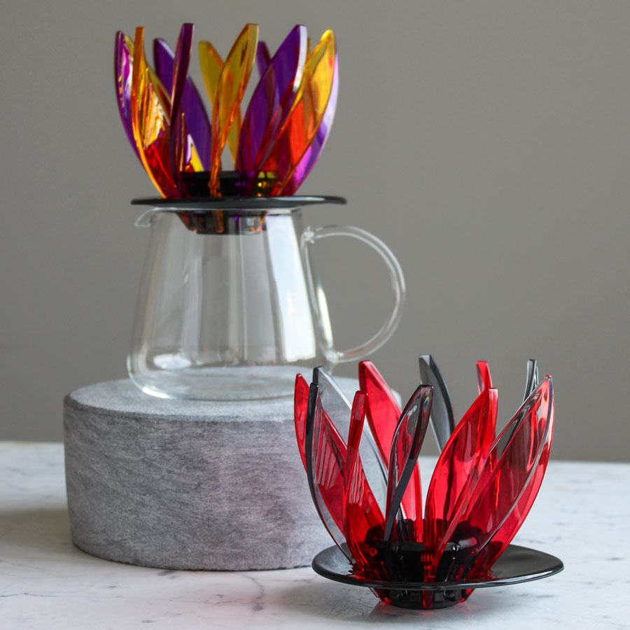 SUIREN Rib 6-Piece Set - Transparent Red