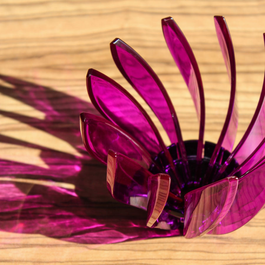 SUIREN Rib 6-Piece Set - Transparent Purple