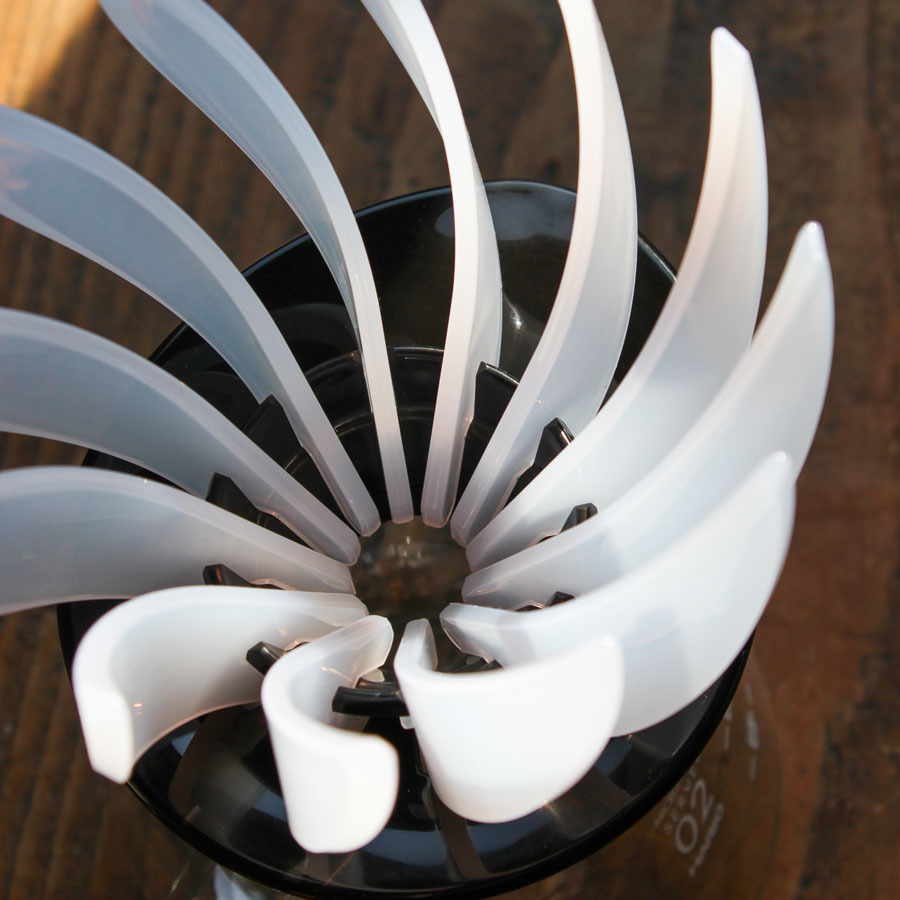 SUIREN Rib 6-Piece Set - Transparent White