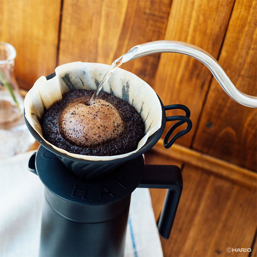 Ceramic Coating Stainless Thermal Pot 600ml - Black