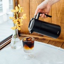 Ceramic Coating Stainless Thermal Pot 600ml - Black