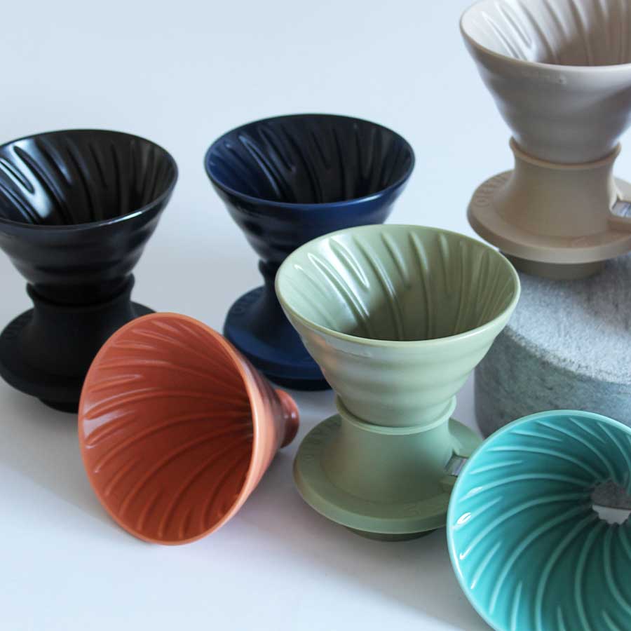 HARIO V60 Switch & Match Ceramic Dripper 02 - Oil Green